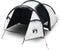 vidaXL - Tunneltent - 3-persoons - waterdicht - verduisterend - stof - wit