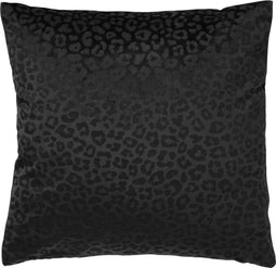 Dutch Decor CHESSY - Sierkussen met dierenprint 45x45 cm Raven - zwart - Inclusief binnenkussen