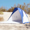 vidaXL - Strandtent - 268x223x125 - cm - 185T - polyester - azuurblauw