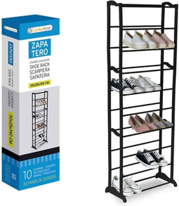 Schoenenrek - Confortime - Zwart (30 Paar) - 50 X 25 x 140 cm