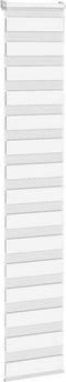 vidaXL - Zebra - rolgordijn - 45x230 - cm - stofbreedte - 40,9 - cm - polyester - wit