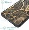iMoshion Hoesje Geschikt voor Samsung Galaxy S21 Hoesje Siliconen - iMoshion Design hoesje - Goud / Zwart / Golden Leaves