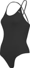 PUMA Swim - V-Neck Crossback Badpak - Comfortabele pasvorm - Zwart