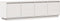 vidaXL - Tv-meubel - 156x37x45 - cm - massief - grenenhout - wit