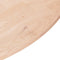 vidaXL - Tafelblad - rond - Ø80x1,5 - cm - onbehandeld - massief - eikenhout