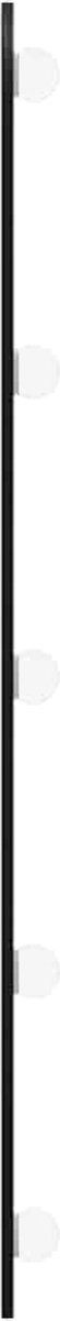 vidaXL - Wandspiegel - met - LED's - ovaal - 45x100 - cm - glas