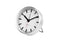 Alarm clock Classic Station steel brushed