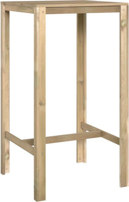 vidaXL - Bartafel - 60x60x110 - cm - geïmpregneerd - grenenhout