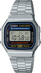 Casio A168WA-1YES - Unisex Horloge - 36,3 mm - Zilverkleurig