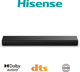Hisense HS1000 - Soundbar 120W - Bluetooth 5.3 - Zwart