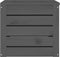 vidaXL - Opbergbox - grijs - 59,5x36,5x33 - cm - massief - grenenhout