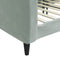 vidaXL - Slaapbank - 80x200 - cm - fluweel - lichtgrijs