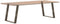 vidaXL - Eettafelpoten - 2 - st - U-vormig - 70x(72-73) - cm - staal - naturel