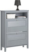 SoBuy FSR152-HG - Entreekast - 2 Deuren & Schoenenrek - Grijs