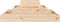 vidaXL - Plantenbak - 80x80x27 - cm - massief - grenenhout