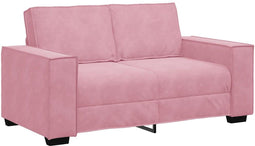 vidaXL - Tweezitsbank - 120 - cm - fluweel - roze