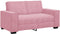 vidaXL - Tweezitsbank - 120 - cm - fluweel - roze
