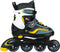 Nijdam Game Patrol - Inline Skates - Verstelbaar 33-37 - Blauw/Zwart