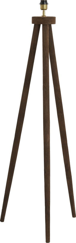 Light & Living Vloerlamp Ilias - Mangohout - 122cm - Mat Bruin