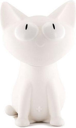 Dhink spaarpot Silly kat - Kleur - Wit