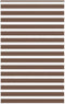 vidaXL - Zebra - rolgordijn - 150x230 - cm - stofbreedte - 145,9cm - polyester - bruin