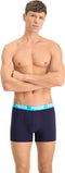 Puma Basic Boxer heren (2-pack) - aqua en blauw