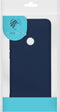 iMoshion Hoesje Geschikt voor Oppo A15 Hoesje Siliconen - iMoshion Color Backcover - Donkerblauw