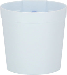 Esschert Design Raambloempot - Zuignap - Verhoogde bodem - D13.5cm x H 12.10cm - Wit
