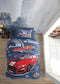 LINNICK Kinder Dekbedovertrek 100% katoen Extreme - blue 140x200cm - Tiener Dekbedovertrek 1 persoons