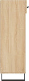 vidaXL - Schoenenkast - 60x35x105 - cm - bewerkt - hout - sonoma - eikenkleurig