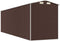 vidaXL - Tuinschuur - 192x689x223 - cm - gegalvaniseerd - staal - donkerbruin