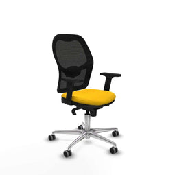 Piqueras y Crespo 2D086G0 - Gaming stoel - Hoogteverstelbaar met armleuning - Geel