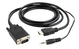 Gembird CC-DP-HDMI-5M - DisplayPort naar HDMI Kabel - 5 m - Zwart