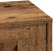 vidaXL - Nachtkastje - met - LED-verlichting - in - Oude - Hout - 44x34,5x45 - cm