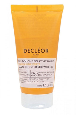 Decleor Glow Booster - Shower Gel - 95% natuurlijke ingrediënten - Mandarine Verte (50 ml)