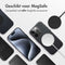 Accezz iPhone 15 Pro - Leren Hoesje met MagSafe - Verhoogde randen - Onyx Black
