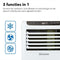DHome DA9KWE supplied by Daewoo - 3-in-1 Mobiele Airco 9000 BTU - Luchtontvochtiging - Met Ventilatorstand - Aircooler - Airconditioning Voor Slaapkamer en Woonkamer