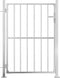 vidaXL - Tuinpoort - 100x125 - cm - roestvrij - staal