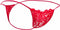 MOB EROTICWEAR - RED LACE THONG S/M