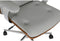Bureaustoel met hoofdsteun Home ESPRIT Beige Ivoor