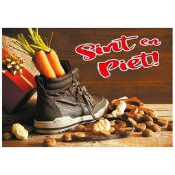 Sinterklaas wenskaart met envelop, 10 Stuks