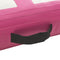 vidaXL - Gymnastiekmat - met - pomp - opblaasbaar - 200x200x10 - cm - PVC - roze