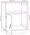 vidaXL - Nachtkastje - 40x34x55 - cm - massief - grenenhout - grijs
