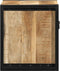vidaXL - Nachtkastje - 40x35x40 - cm - massief - ruw - mangohout