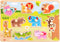 Tooky Toy Houten Vormenpuzzel - Educatief Speelgoed - Dieren 10-delig