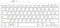 R-Go Tools Compact - Toetsenbord Membraan - Ergonomisch - Azerty BE - Wit