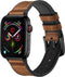 iMoshion Echt lederen bandje voor de Apple Watch Series 1 / 2 / 3 / 4 / 5 / 6 / 7 / 8 / 9 / SE / Ultra (2) - 42 / 44 / 45 / 49 mm - Bruin