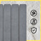 SoBuy SDA10-HG - Antislip Badmat - Diatomeeënaarde - Grijs