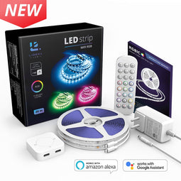 Lideka - LED Strip 20 Meter (2x10) - RGB - Dimbaar - 360 LED's - 50K Branduren (1 set)