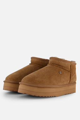 Warmbat Durack - Enkellaarzen - Suede - Cognac